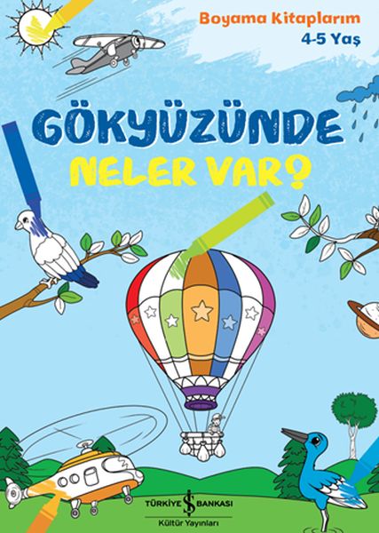 Gökyüzünde Neler Var? - Boyama larım 4-5 Yaş
