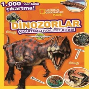 Kids Dinozorlar Çıkartmalı Faaliyet Kitabı