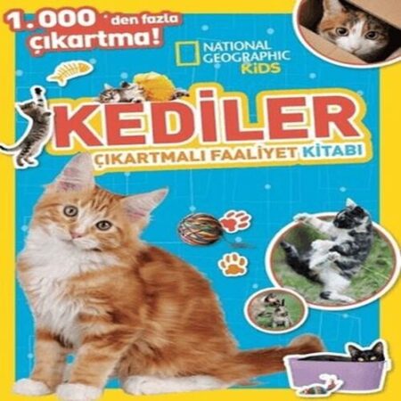 Kids Kediler Çıkartmalı Faaliyet Kitabı