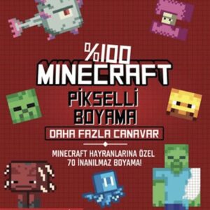 %100 Minecraft Pikselli Boyama - Daha Fazla Canavar