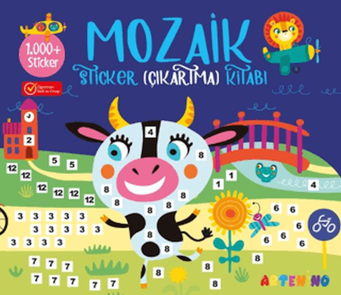 Mozaik Çıkartma Kitabı - Lacivert