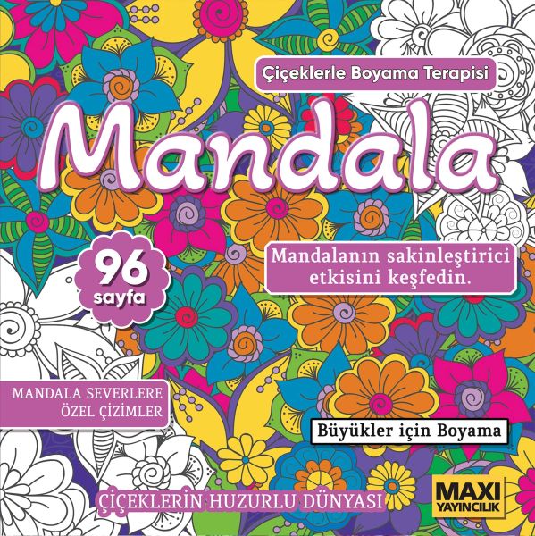 Çiçeklerle Mandala