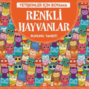 Renkli Hayvanlar - Yetişkinler İçin Boyama