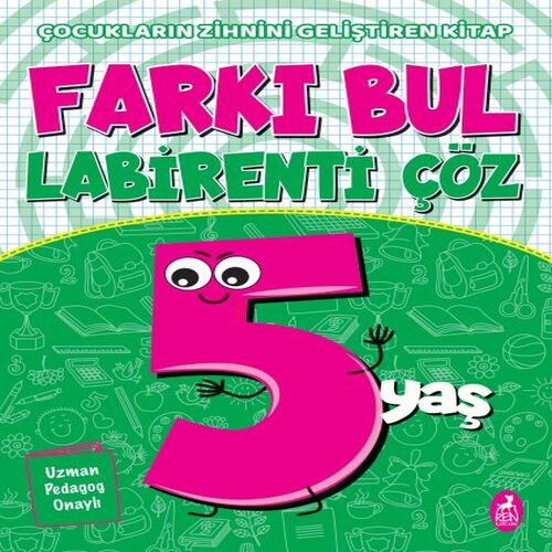 Farkı Bul Labirenti Çöz 5 Yaş - Çocukların Zihnini Geliştiren