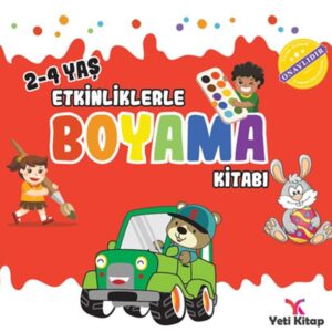 Etkinliklerle Boyama Kitabı 1 - (2-4 Yaş)