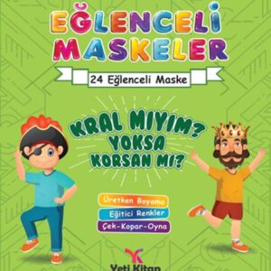 Eğlenceli maskeler kral mıyım sa korsan mı?