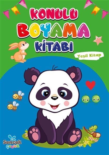 Konulu Boyama Kitabı - Yeşil