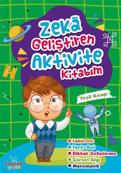 Zeka Geliştiren Aktivite Kitabım - Yeşil