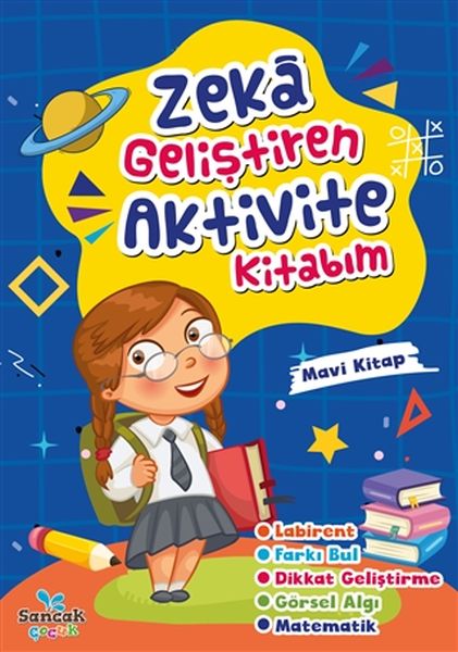 Zeka Geliştiren Aktivite Kitabım - Mavi