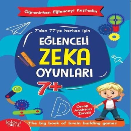 Eğlenceli Zeka Oyunları - Mavi  -Öğrenirken Eğlenceyi Keşfedin