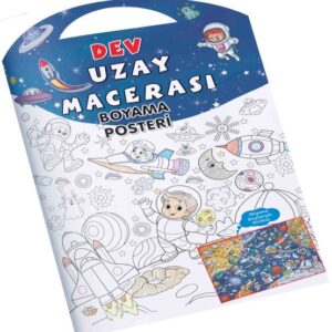 Uzay Macerası Dev Boyama Posteri