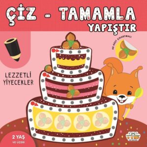 Çiz-Tamamla-Yapıştır Lezzetli Yiyecekler