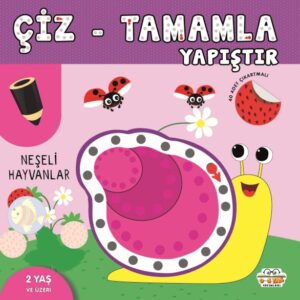 Çiz-Tamamla-Yapıştır Neşeli Hayvanlar