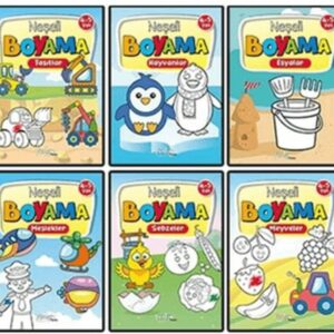 Neşeli Boyama 6  Set 4-5 Yaş