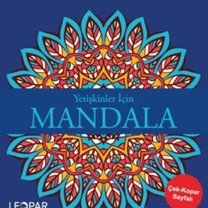 Yetişkinler İçin Mandala - Lacivert