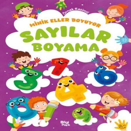 Minik Eller Boyuyor – Sayılar Boyama Kitabı (Örnek li)