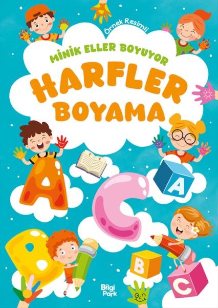 Minik Eller Boyuyor – Harfler Boyama Kitabı (Örnek li)