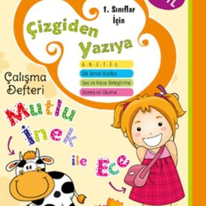 Çizgiden Yazıya Çalışma Defteri-Dik Temel Harflerle