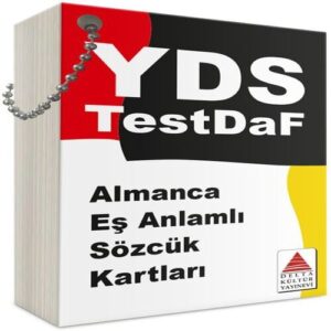 Delta Kültür Almanca Eşanlamlı Sözcük Kartları / YDS TestDaF