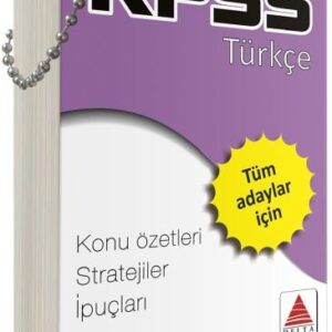 Delta Kültür KPSS Türkçe Strateji Kartları